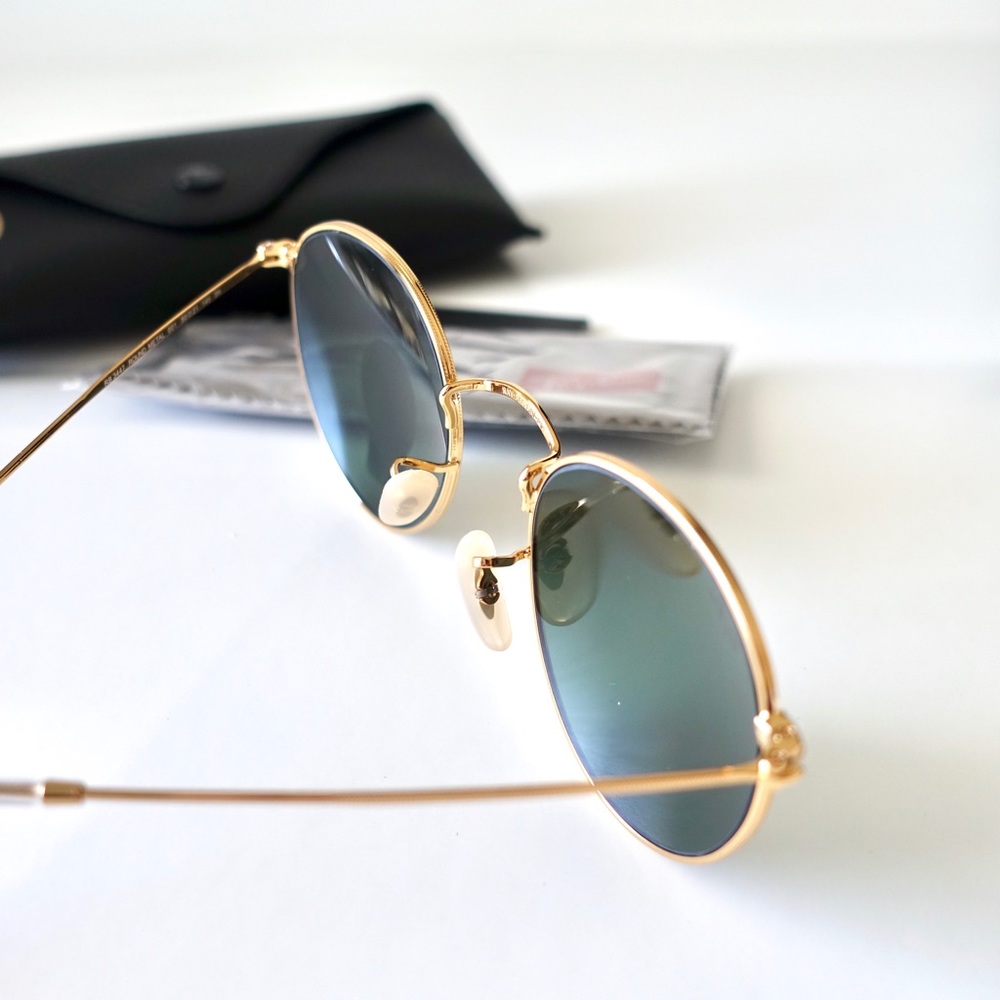 Ray Ban Round Metal  RB3447-001 - Picture 6 of 7